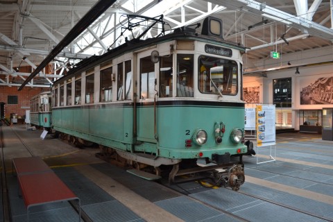 Stuttgart villamos múzeum Straßenbahnwelt Esslingen–Nellingen–Denkendorf interurban